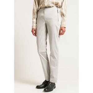 Annette Gortz Designer Womens Silver Gray Puro Pants EUR 40 US 8